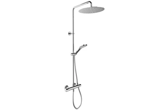 FRACTAL CRIFT448 - Wall-mounted shower panel with hand shower _ CRISTINA Rubinetterie